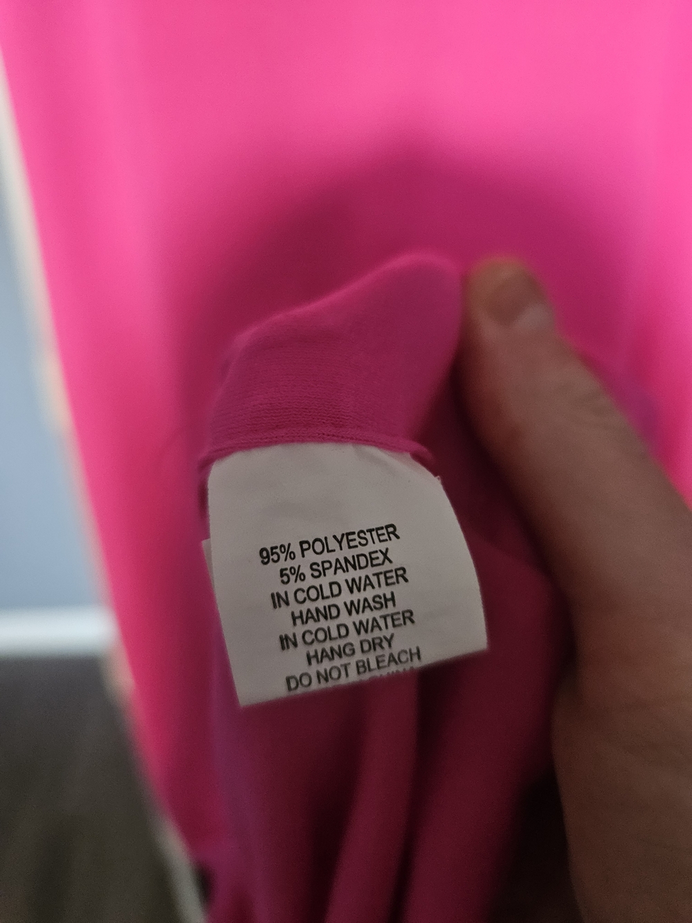 Hot Pink Slip Dress with Spaghetti Straps - Picture 3 of 5